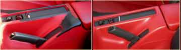 Mercedes center console - color restoration